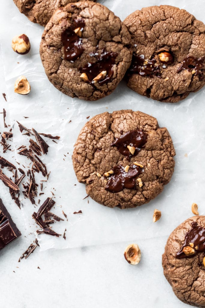hazelnut chocolate chip cookies
