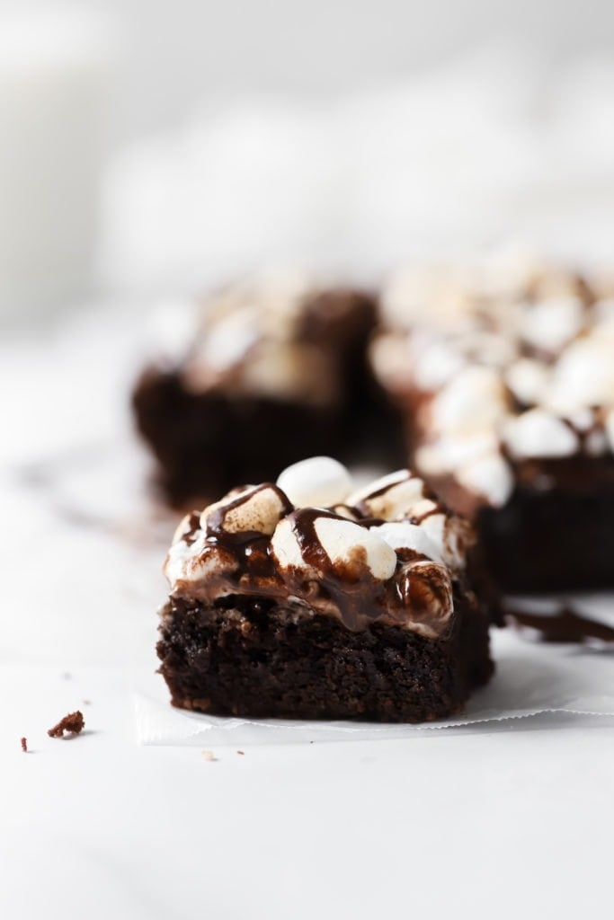 hot chocolate brownies 