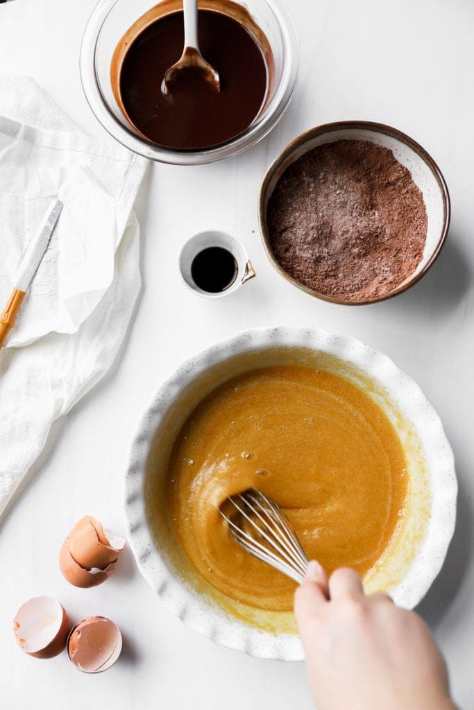 eggs and sugar combined