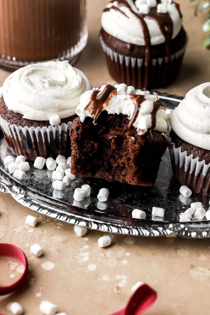 hot chocolate cupcakes