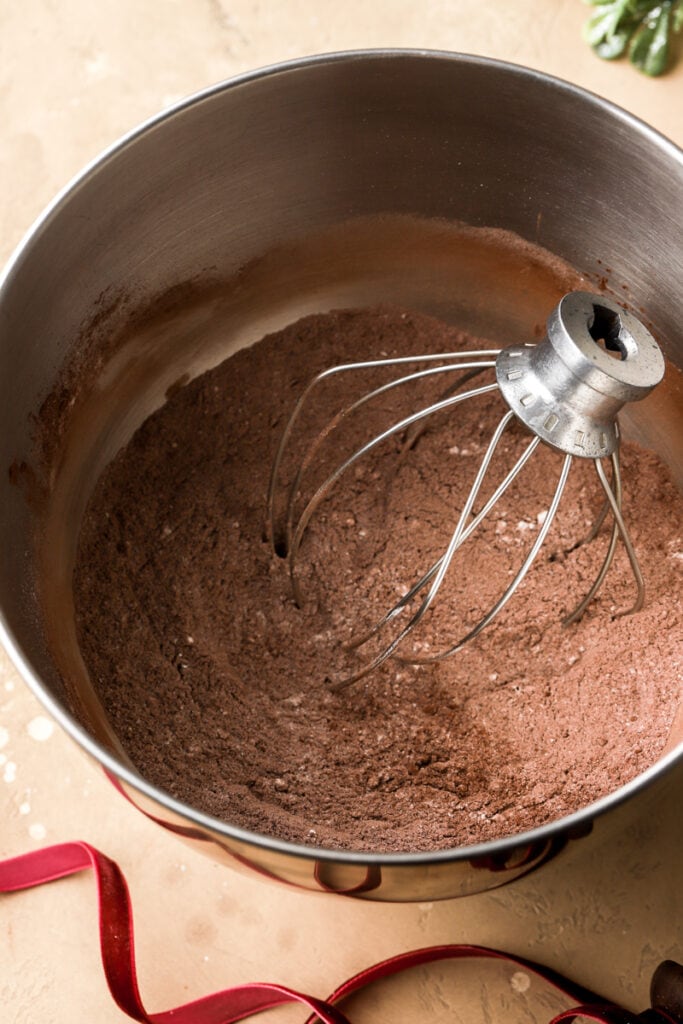 dry ingredients in a bowl