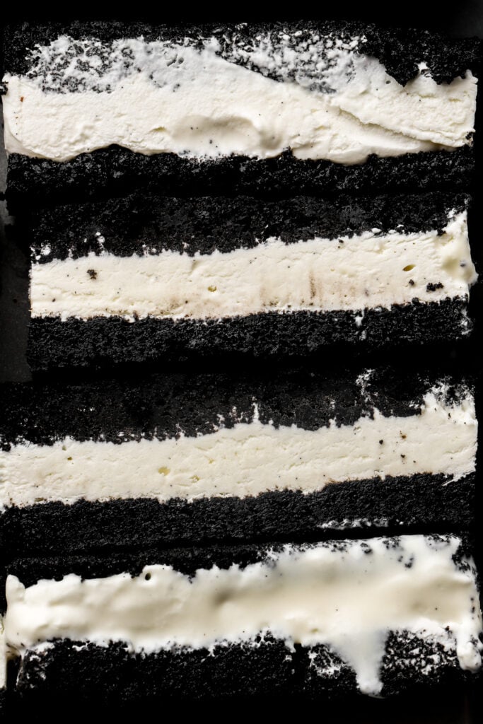 ice cream sandwiches stacked