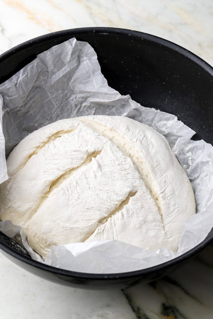 dough scored