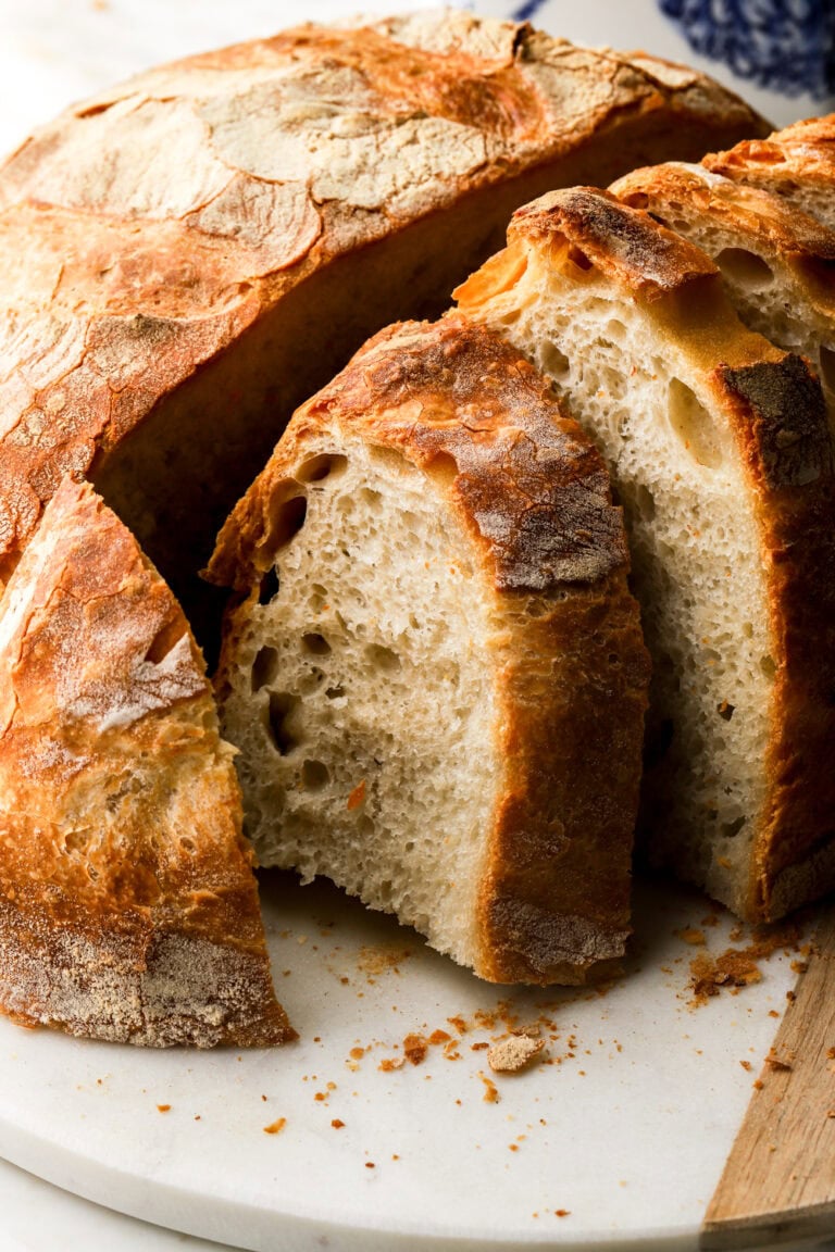 Italian bread sliced