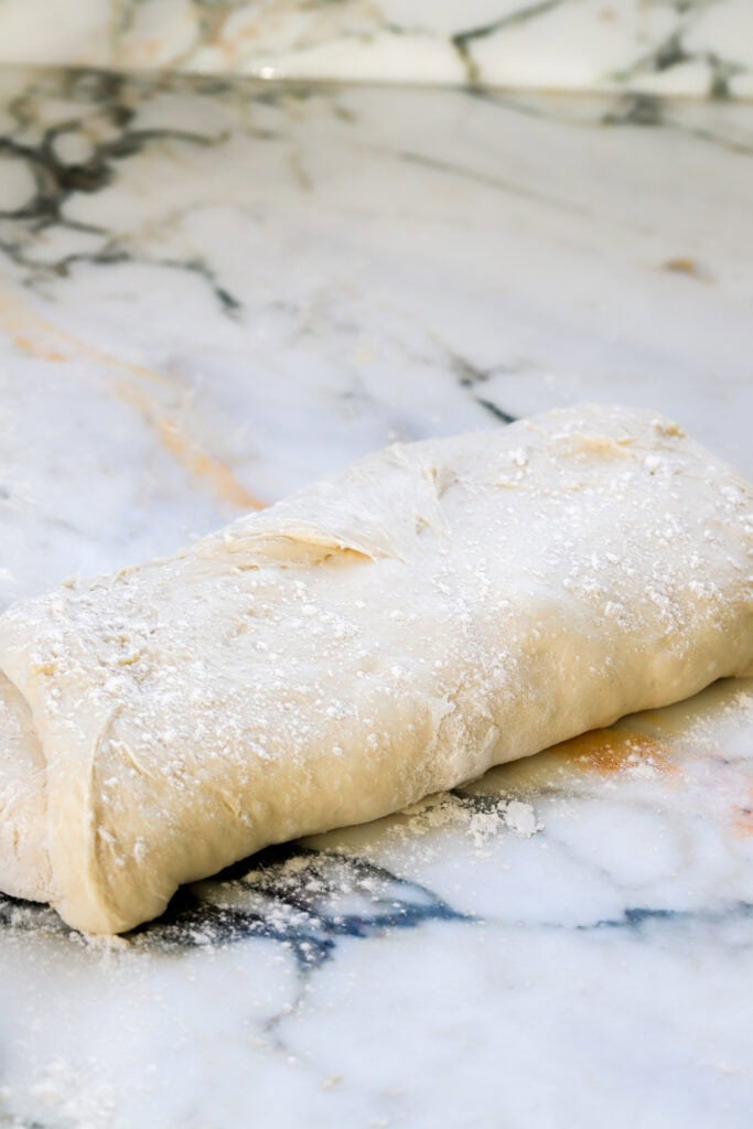 dough folded