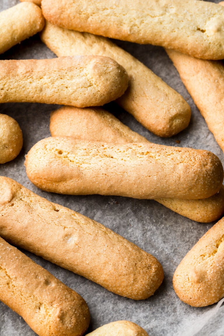 lady fingers in a tray