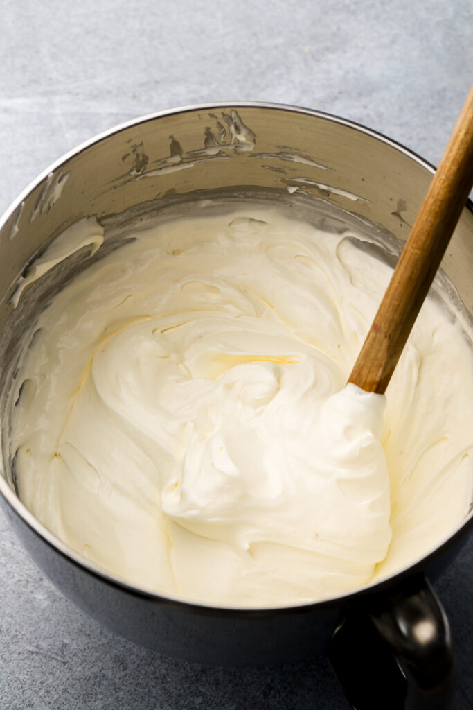 finished lemon ice cream base