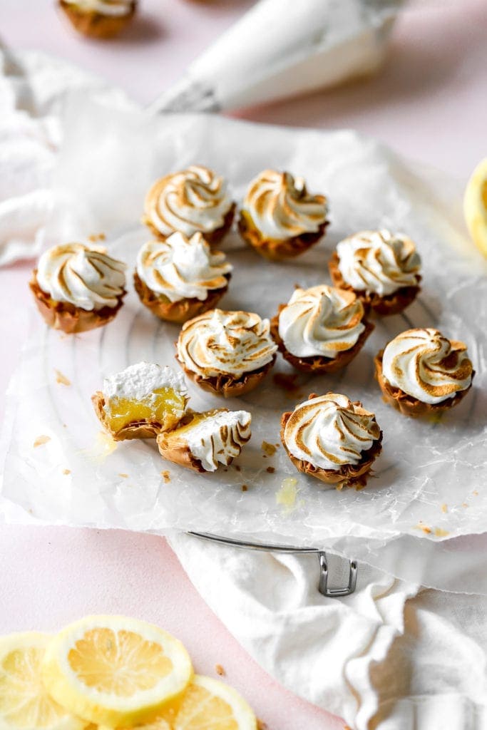 mini lemon meringue pies