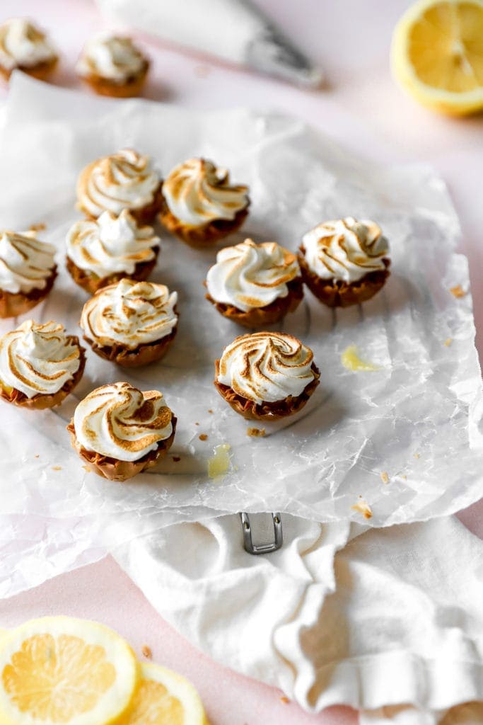 mini lemon meringue pies