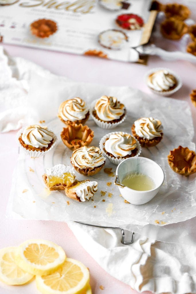 mini pies with lemon juice