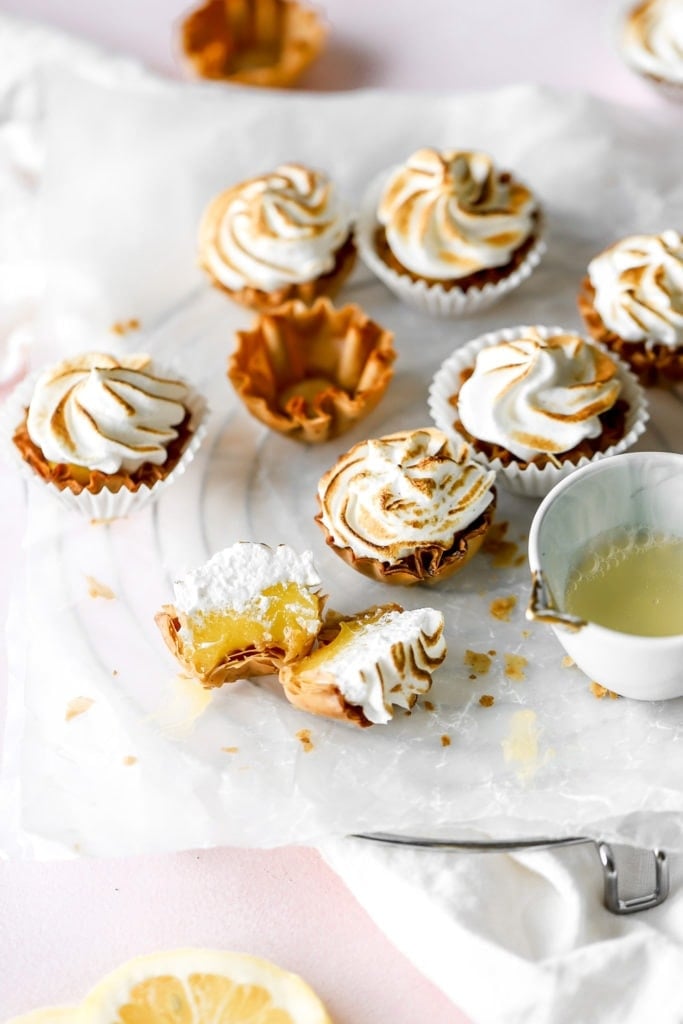 mini lemon meringue pies