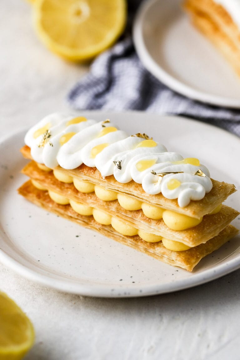lemon mille feuille