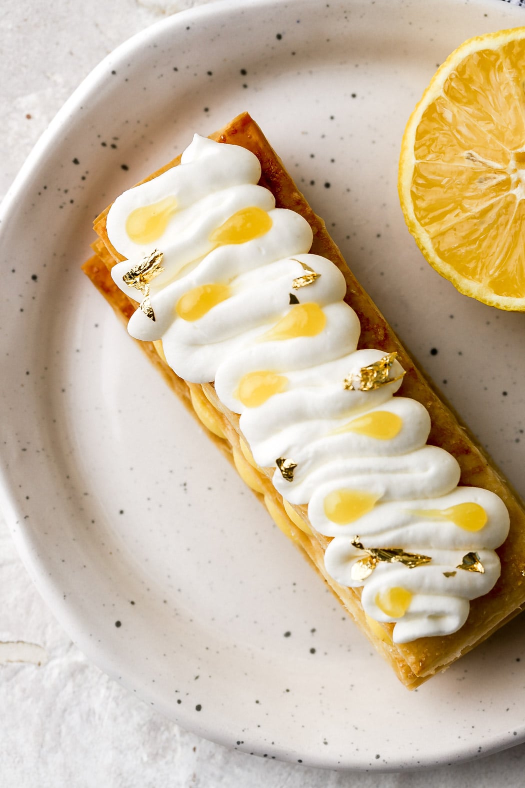 lemon mille feuille