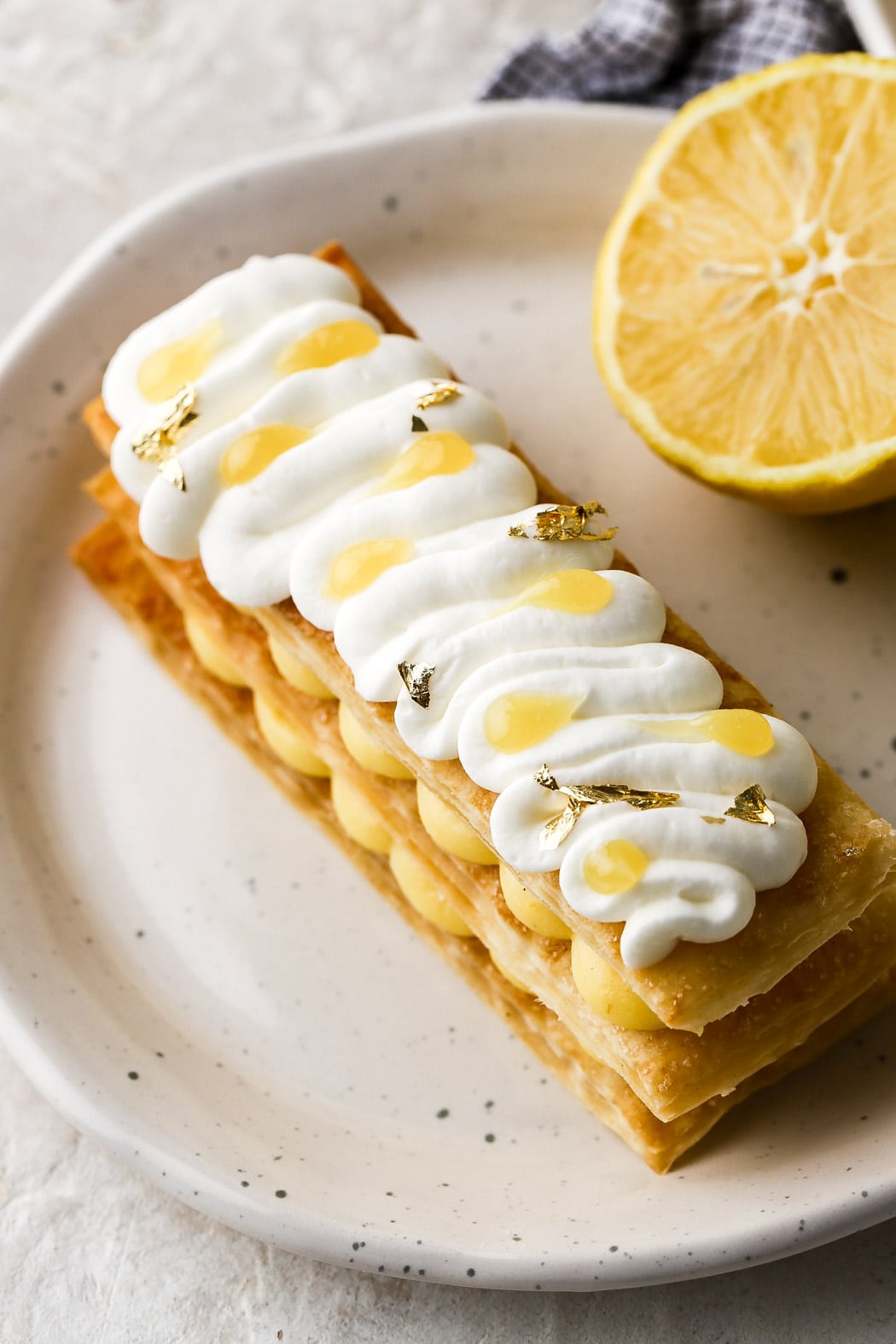 lemon mille feuille