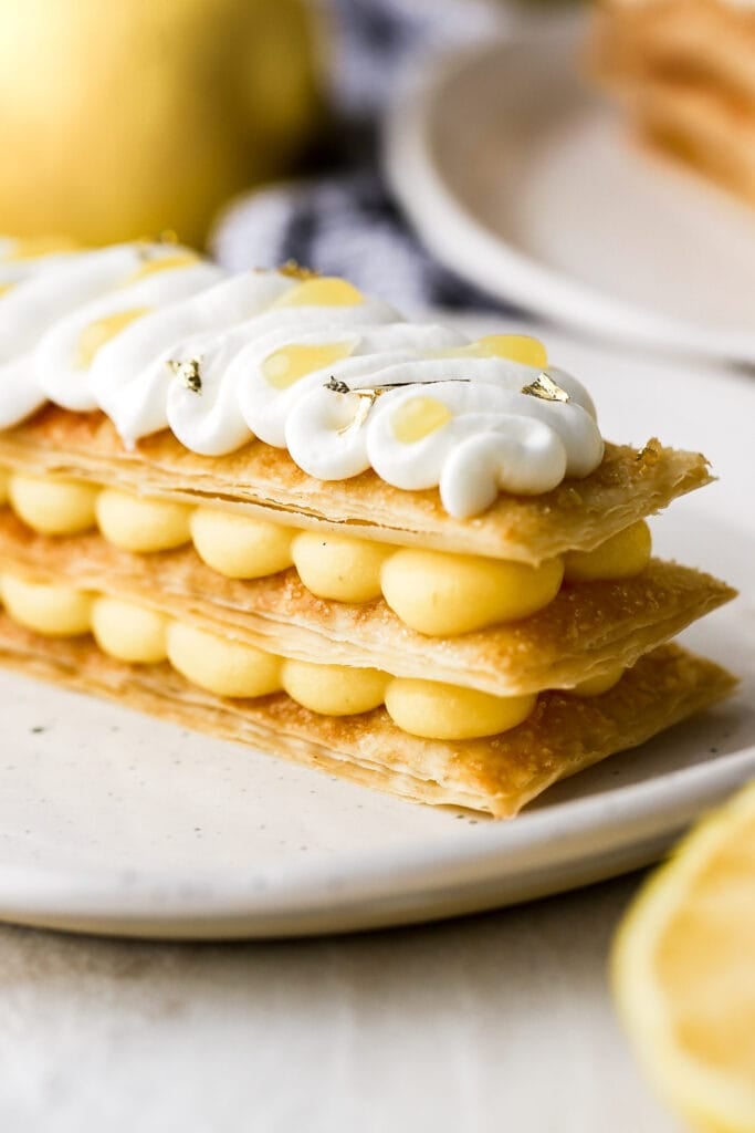 lemon mille feuille