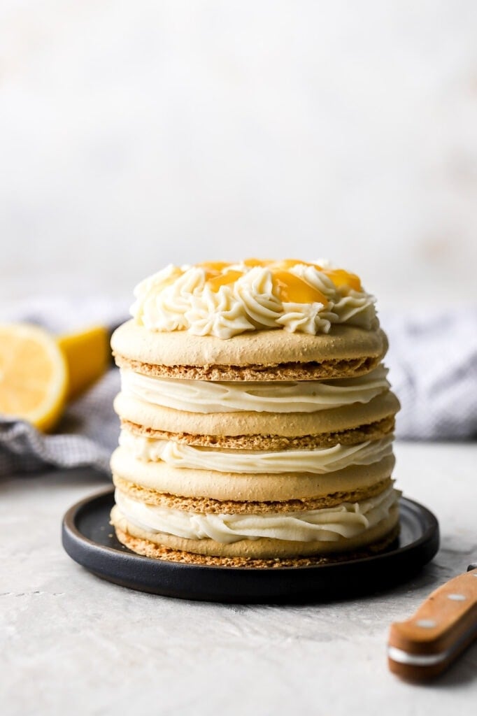 macaron cake