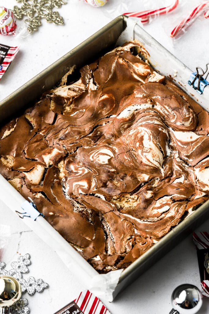 brownies finished baking