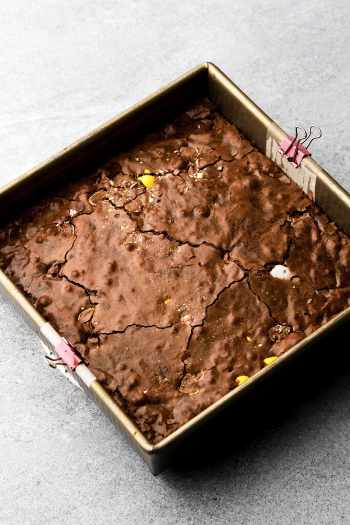 brownies finished baking