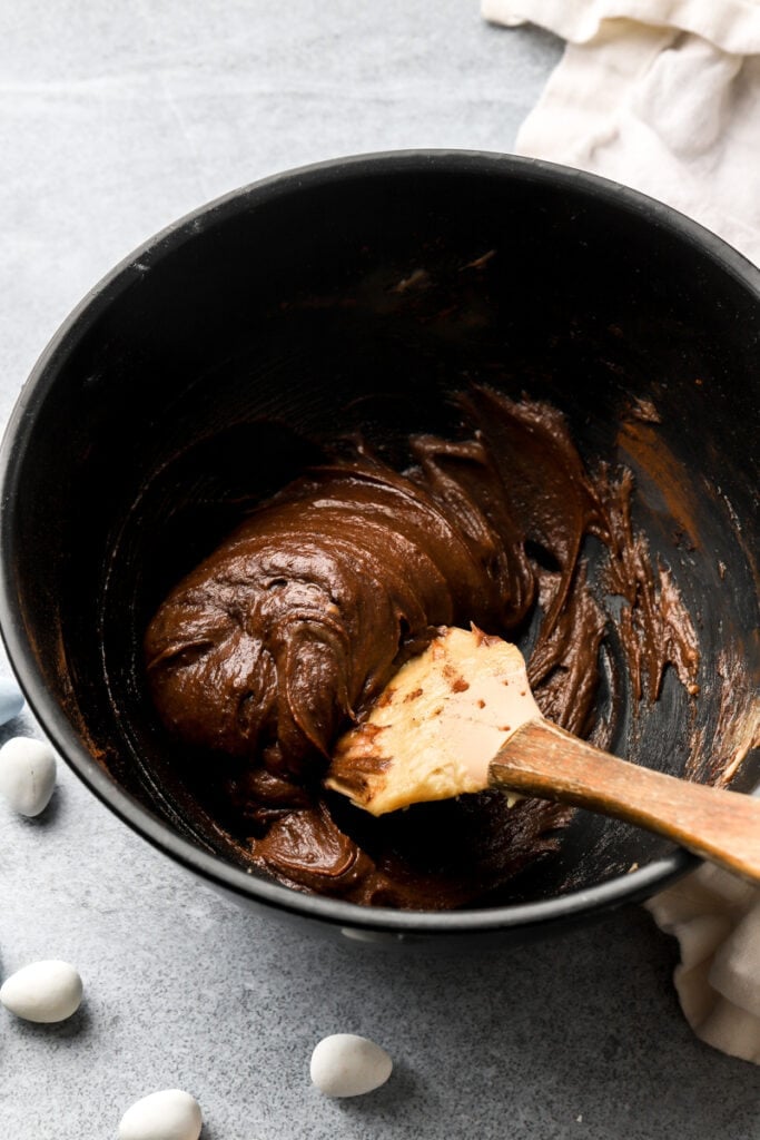 chocolate cookie dough batter