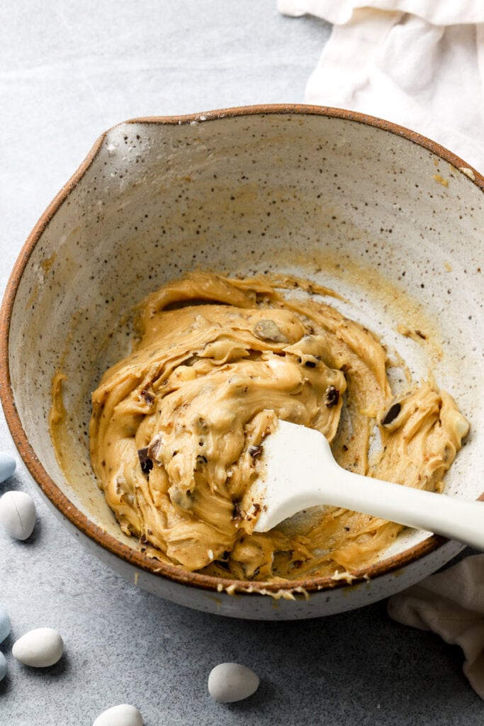 finished vanilla cookie dough