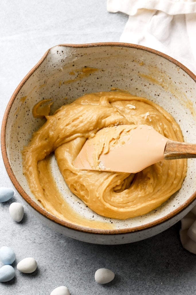 finished batter before it's split