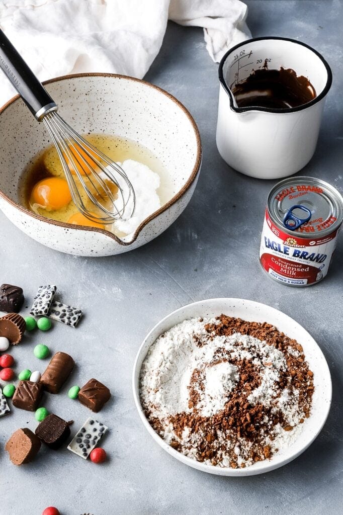 ingredients for brownies