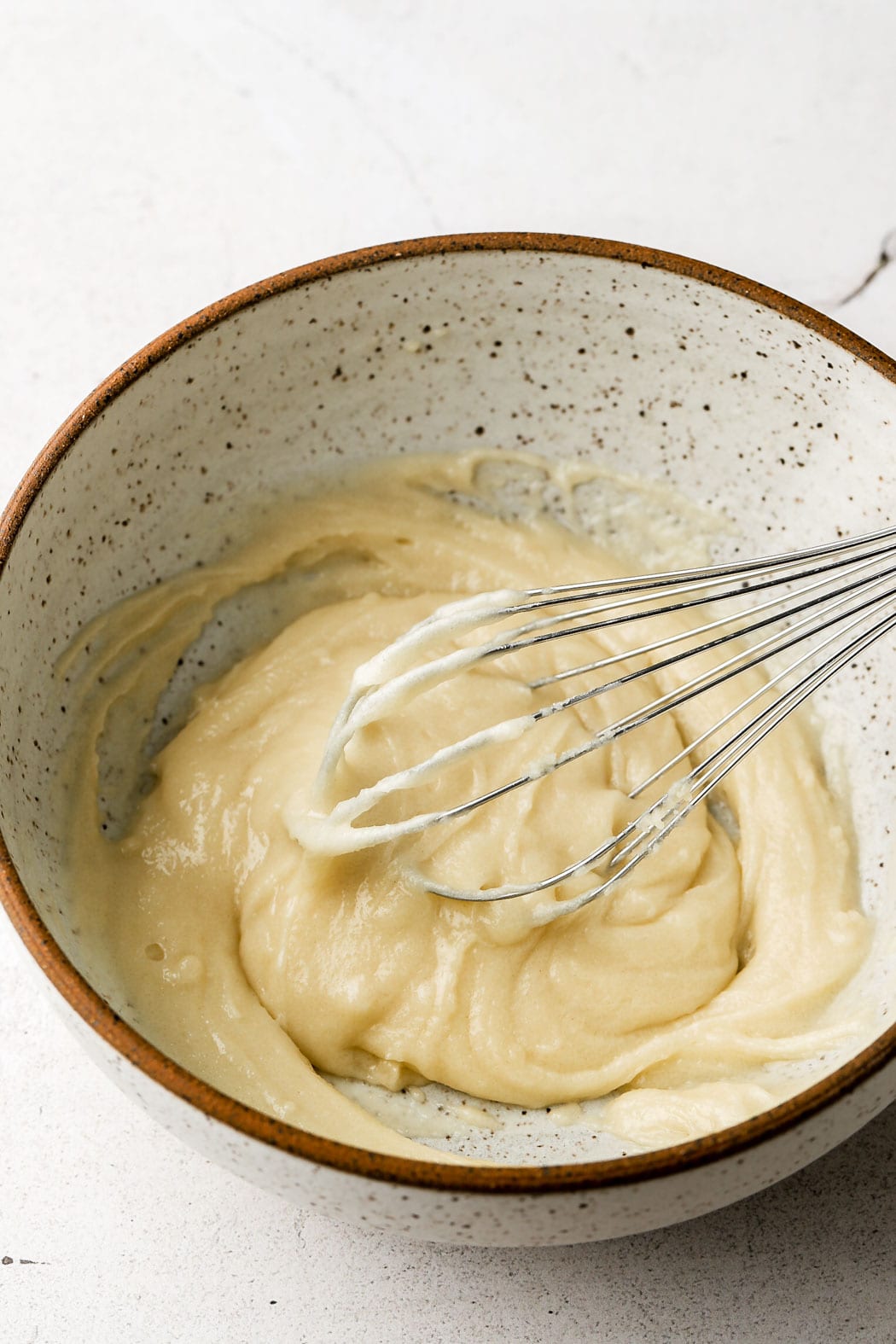 add egg and sour cream