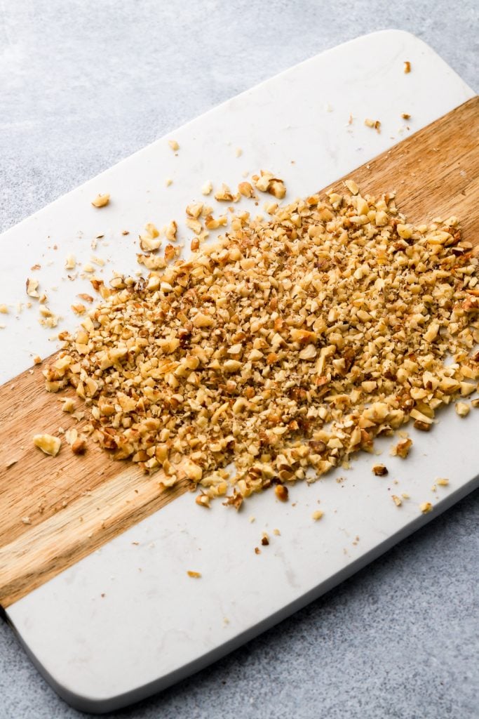 chopped hazelnuts