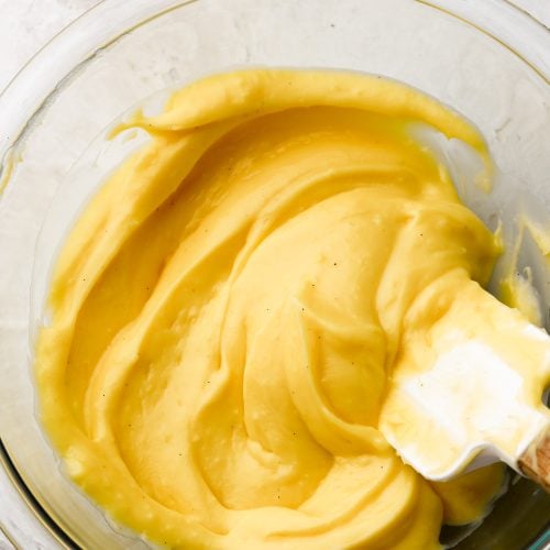 finished pastry cream