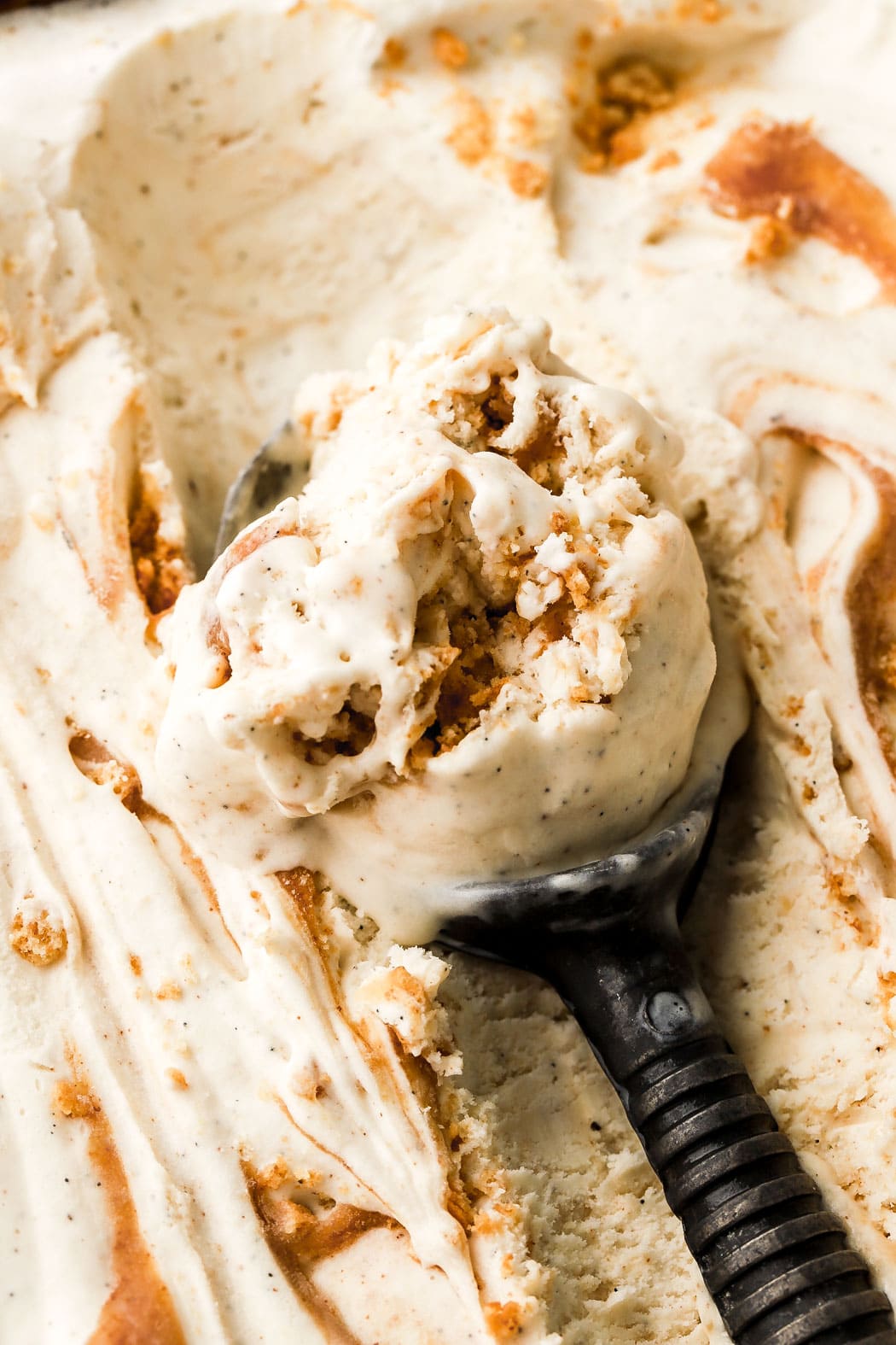 peach mango pie sauce ice cream