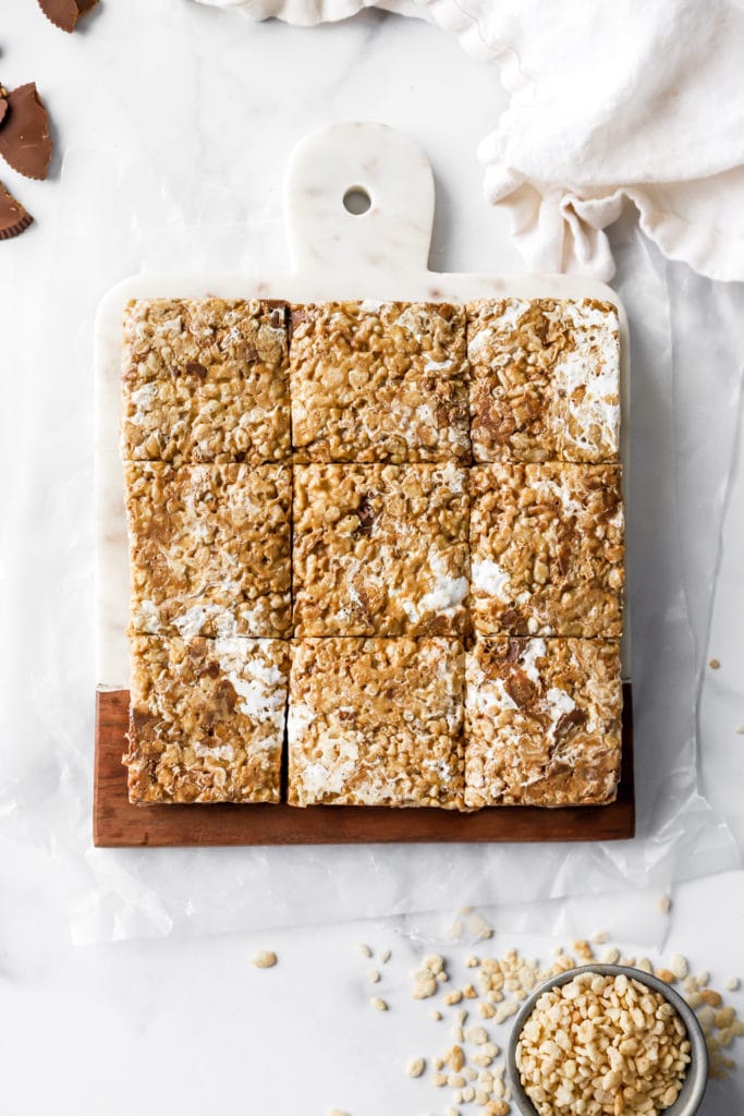 peanut butter rice krispie treats