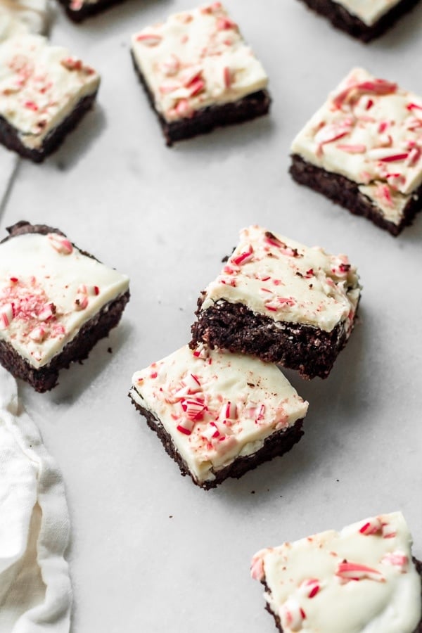 peppermint brownies