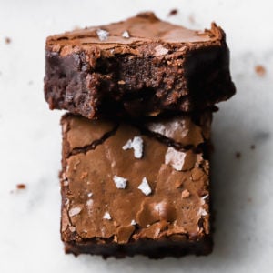 close up brownie bite