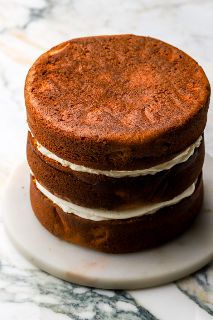 cake fully assembled