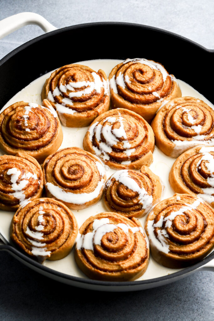 roll with heavy whipping cream