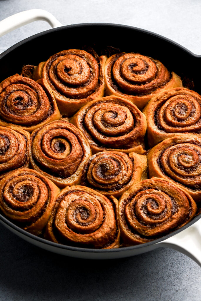 pumpkin rolls finished baking