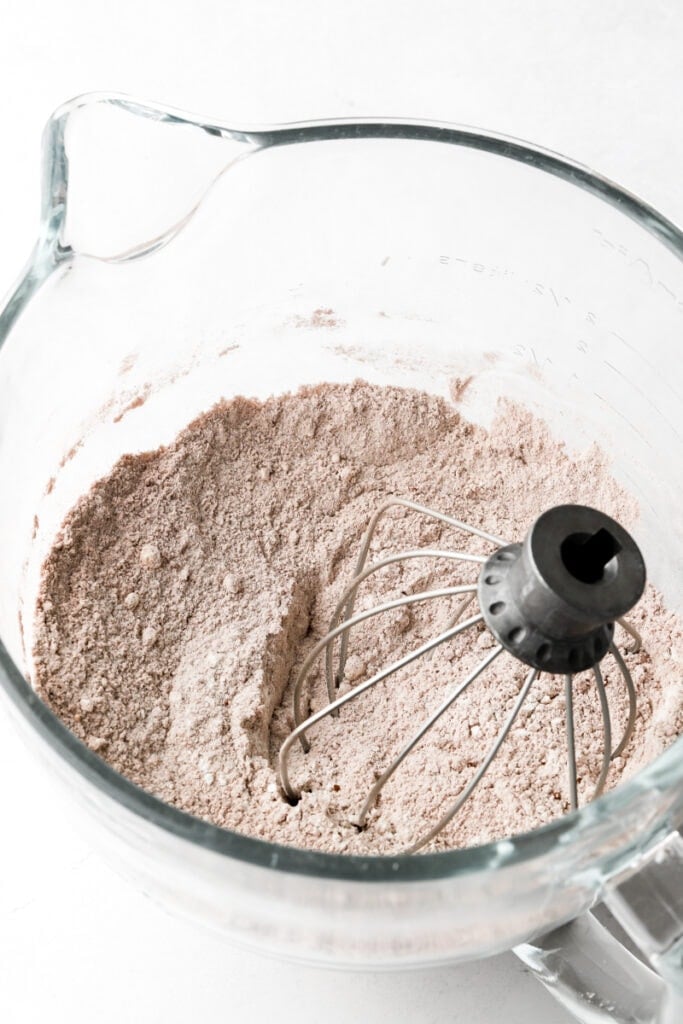 dry ingredients mixed together in a bowl