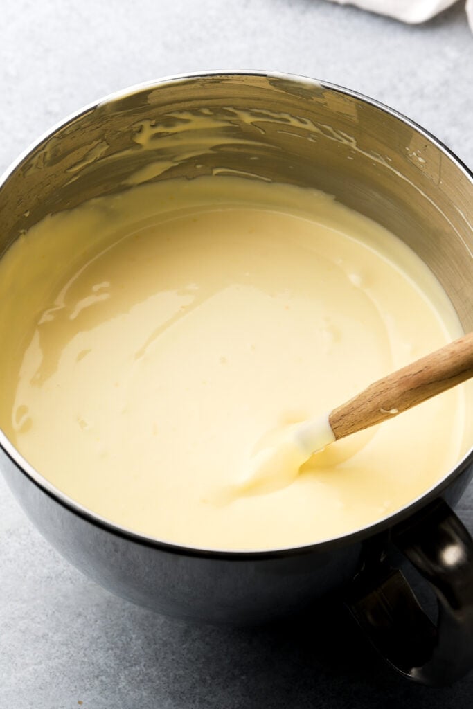 finished cheesecake batter