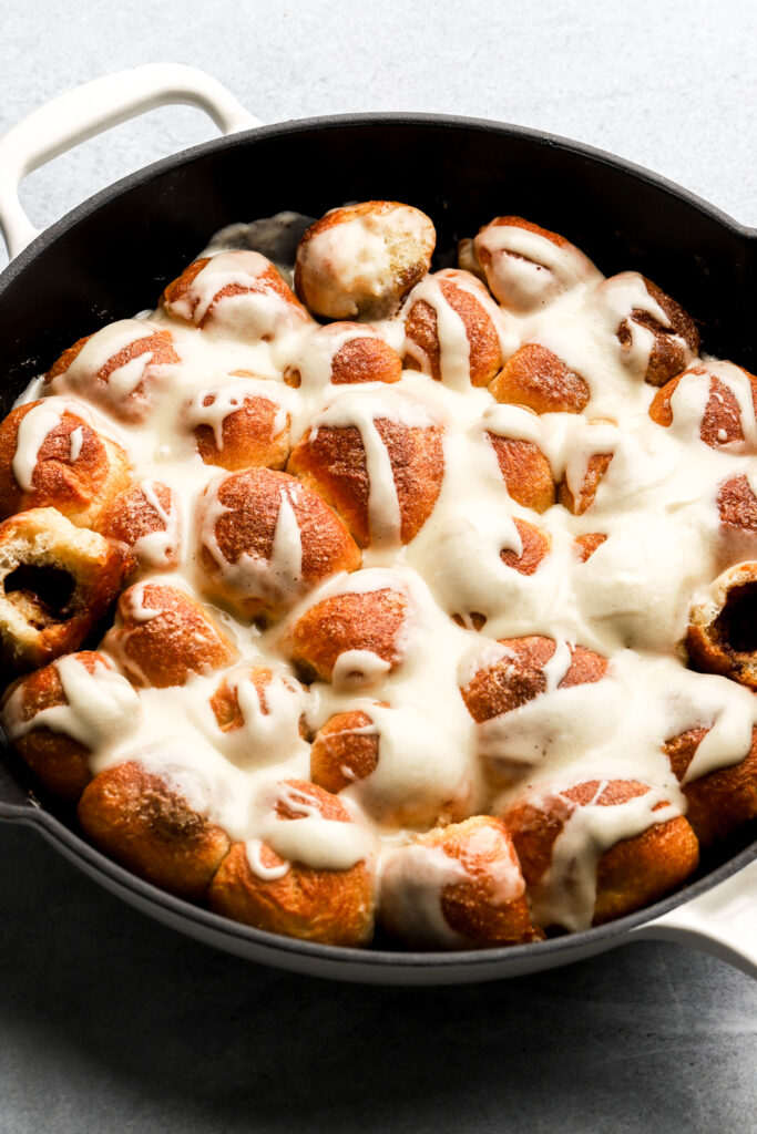 skillet monkey bread finished