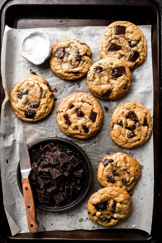 small batch chocolate chip cookies
