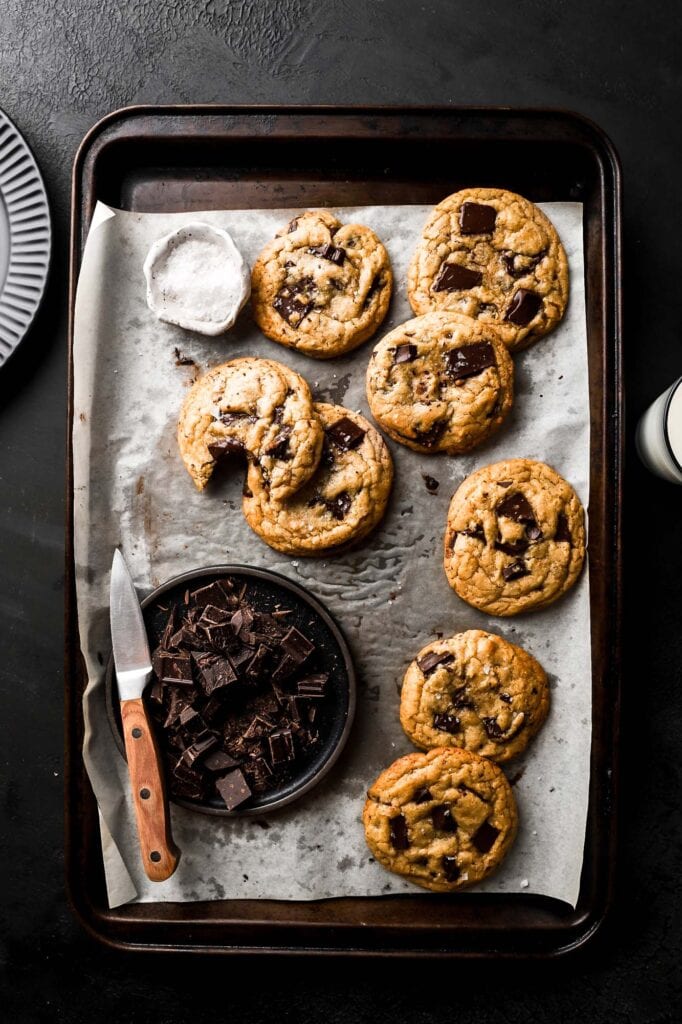 small batch chocolate chip cookies