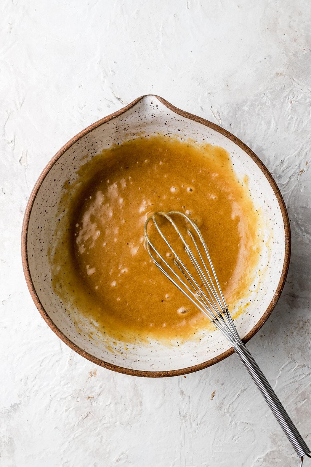 whisk until it's all completely smooth