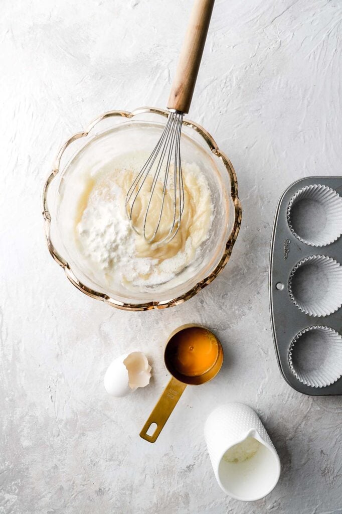 add the milk and and sour cream