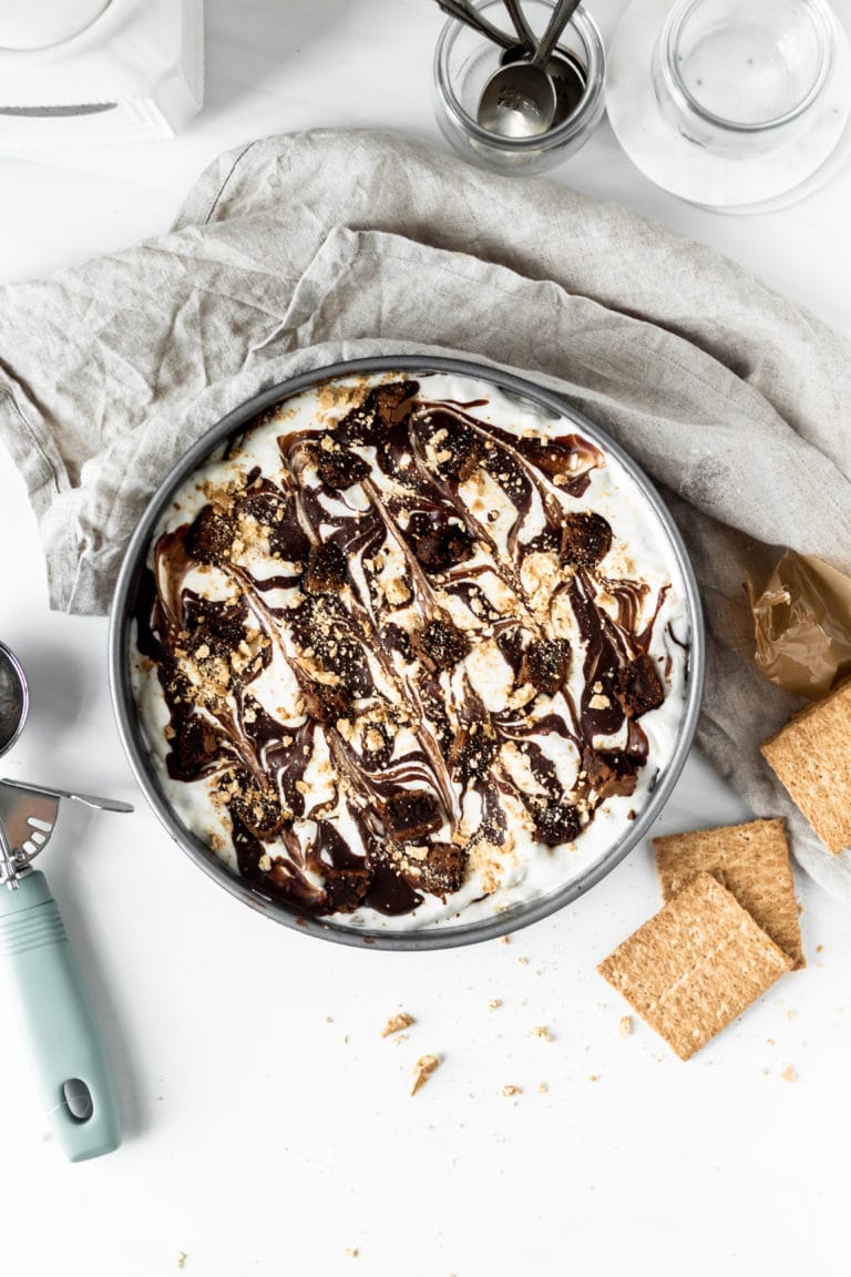overhead s'mores ice cream