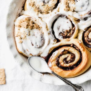 s'mores cinnamon rolls