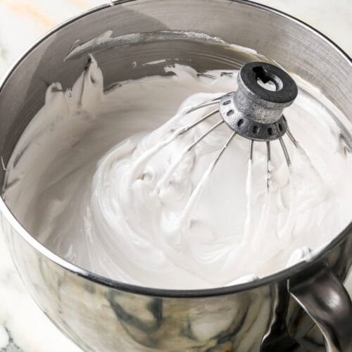 Marshmallowy Swiss meringue