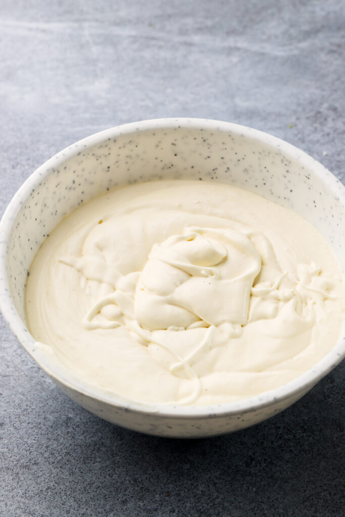 finished vanilla ice cream