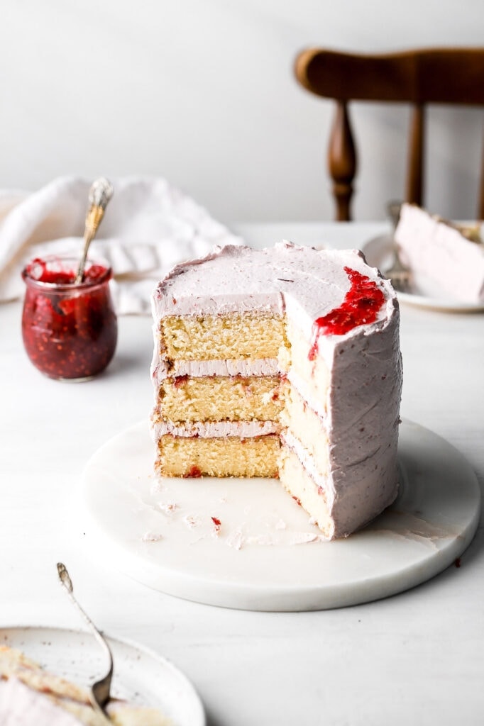 Vanilla Rhubarb Cake